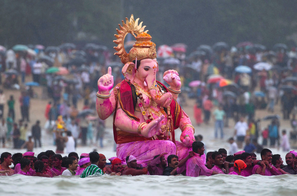 Ganesh Visarjan Images 2016 - Anant Chaturdashi Celebration in India