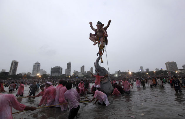 Ganesh Visarjan Images 2016 - Anant Chaturdashi Celebration in India